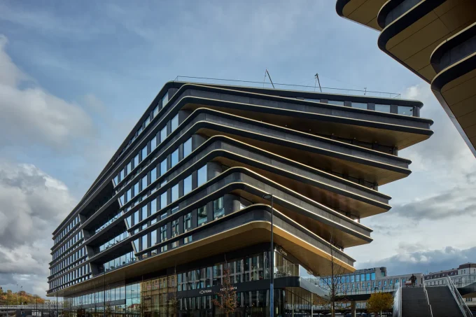The Masarycka Building in Prague designed by the Zaha Hadid Architects