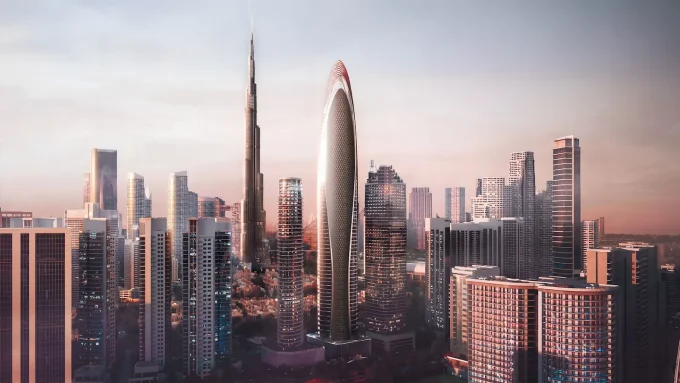 Dubai’s Mercedes-Benz Tower by Binghatti Combines Automotive Design with Vertical Luxury