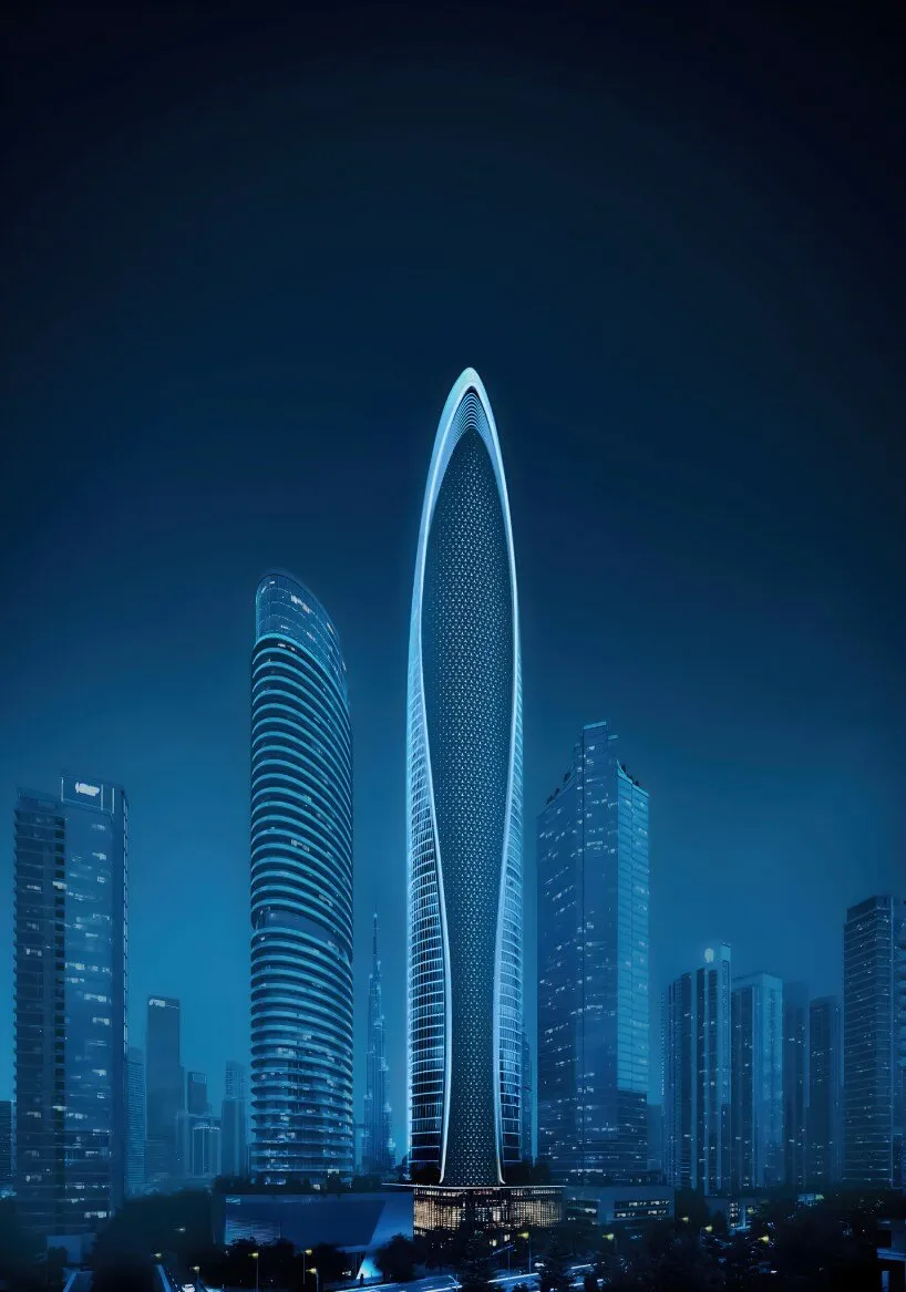 Dubai’s Mercedes-Benz Tower by Binghatti Combines Automotive Design with Vertical Luxury 5 Mercedes-Benz Tower by Binghatti