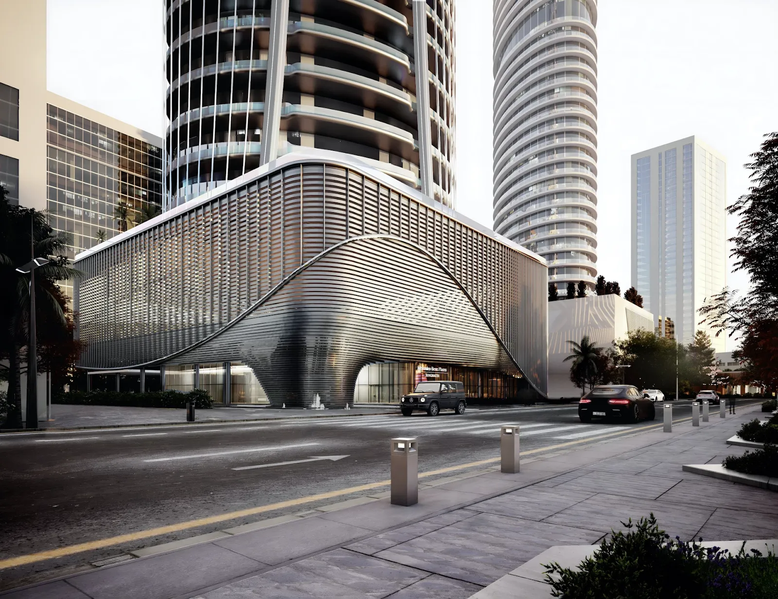Dubai’s Mercedes-Benz Tower by Binghatti Combines Automotive Design with Vertical Luxury 10 Mercedes-Benz Tower by Binghatti