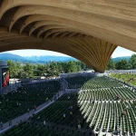 World’s Largest Free-Span Timber Roof Underway at Vancouver’s Freedom Mobile Arch