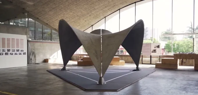 CEMEX folding concrete technique inspired by Félix Candela.