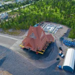 Sweden’s Kiruna Church Relocated in One Piece.
