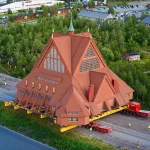 Sweden’s Kiruna Church Relocated in One Piece