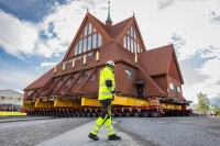 Sweden’s Kiruna Church Relocated in One Piece