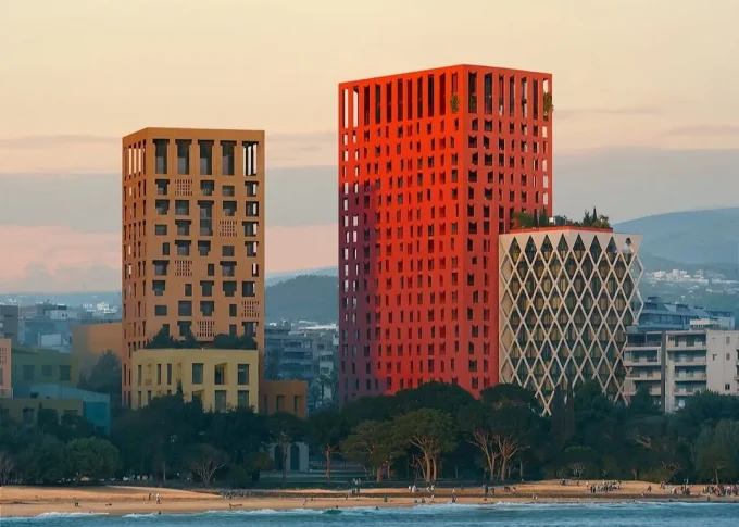 Oppenheim Architecture Reveals Striking Vlore Beach Tower on Albania’s Coast