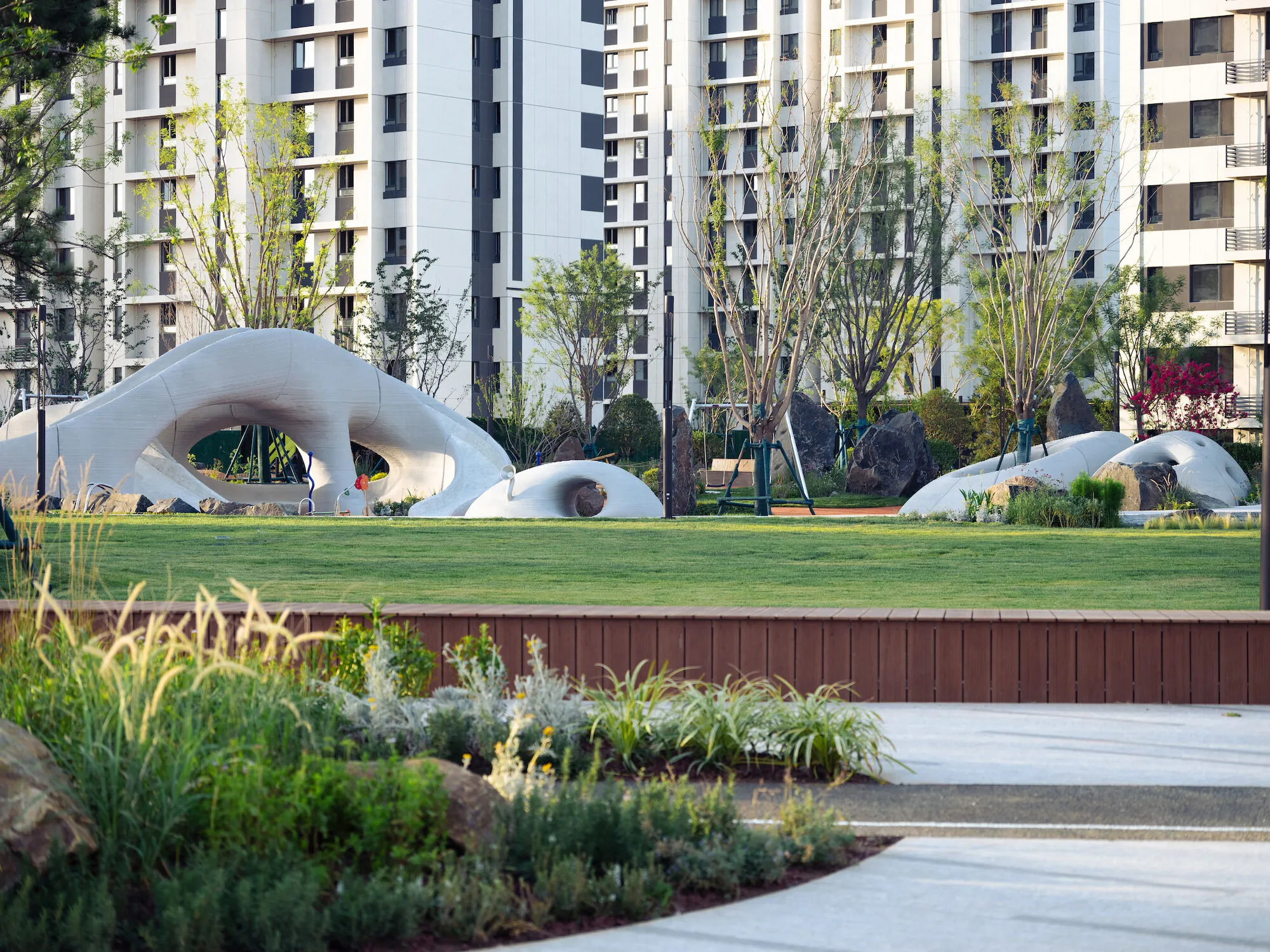 China’s First 3D-Printed Concrete Playground Opens in Jinan’s Boulder Park 10 China’s First 3D-Printed Concrete Playground