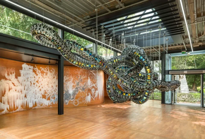 Yunchul Kim's Kinetic Installations at the Edge of Science