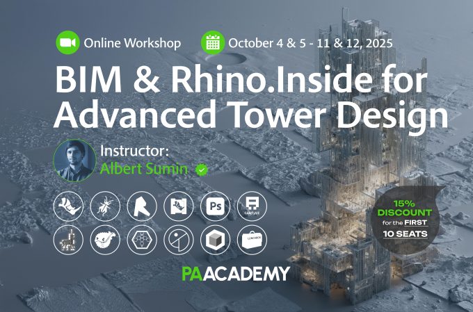 BIM & Rhino.Inside for Advanced Tower Design