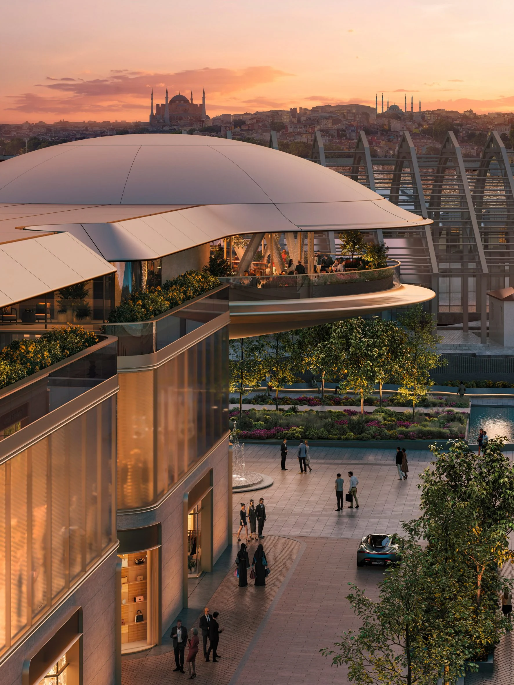Foster + Partners Design New Sustainable Retail Plaza on Istanbul’s Golden Horn