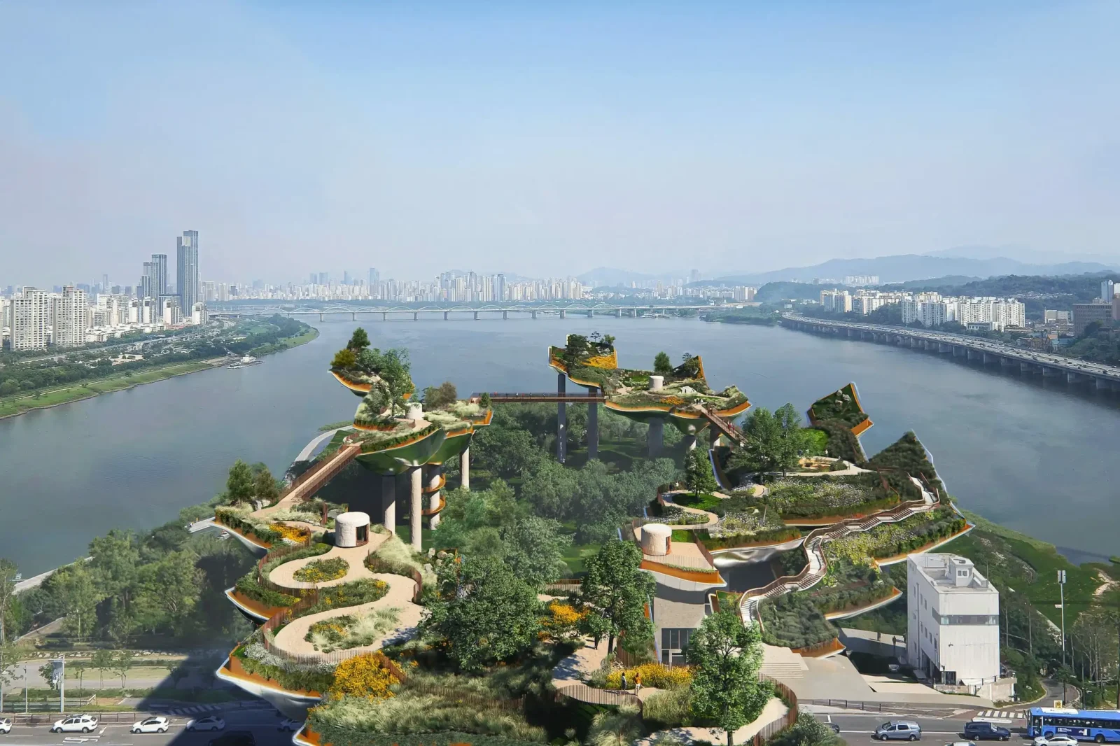 Heatherwick's Soundscape Transforms Nodeul Island into a