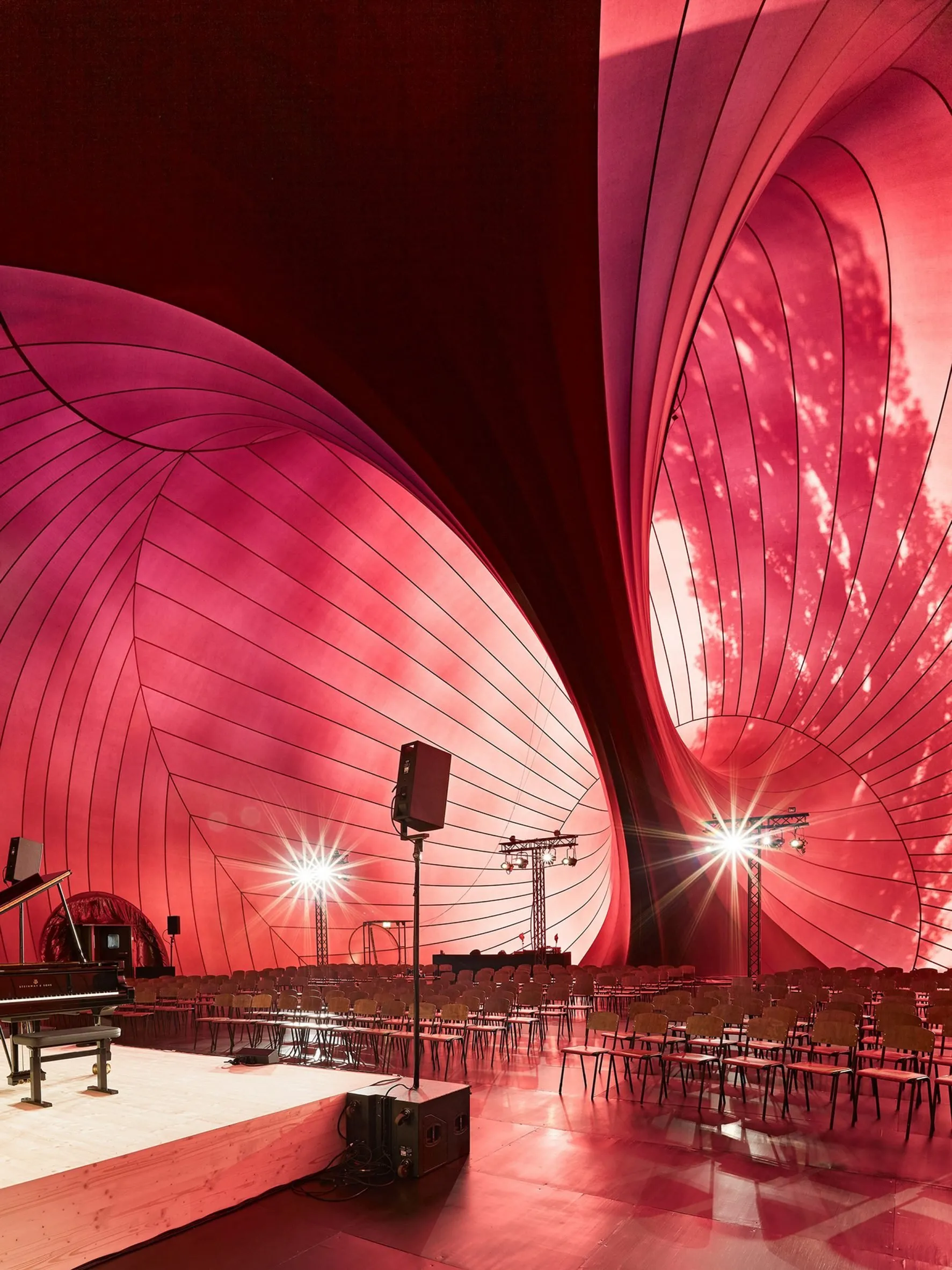 Anish Kapoor and Arata Isozaki's Inflatable Concert Hall Debuts at Lucerne Festival 2025 9 Ark Nova Inflatable Concert Hall, Lucerne Festival 2025