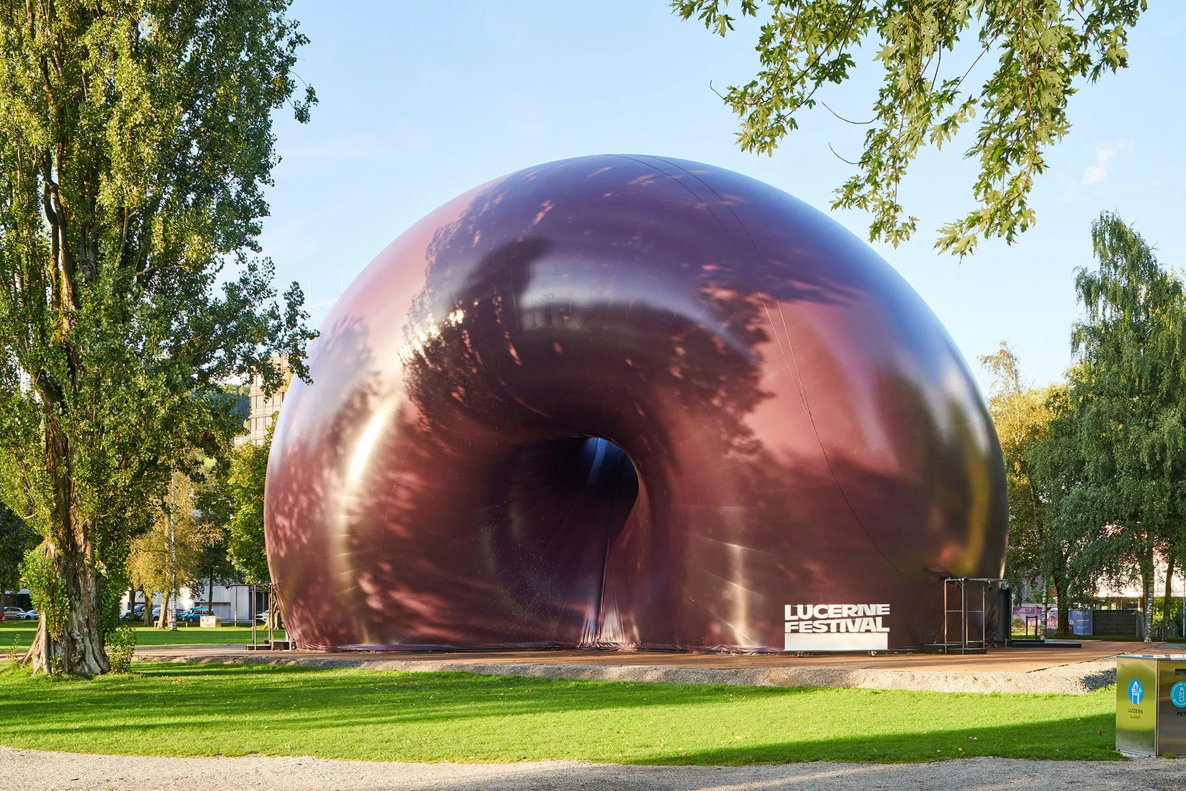 Anish Kapoor and Arata Isozaki's Inflatable Concert Hall Debuts at Lucerne Festival 2025 11 Ark Nova Inflatable Concert Hall, Lucerne Festival 2025