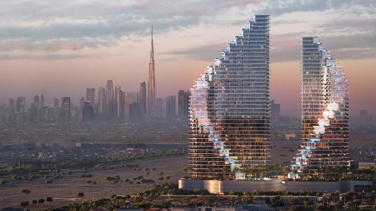 Binghatti Flare Dubai Twin Towers-Jumeirah Village Triangle (JVT)