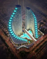 Binghatti Flare Dubai Twin Towers-Jumeirah Village Triangle (JVT)