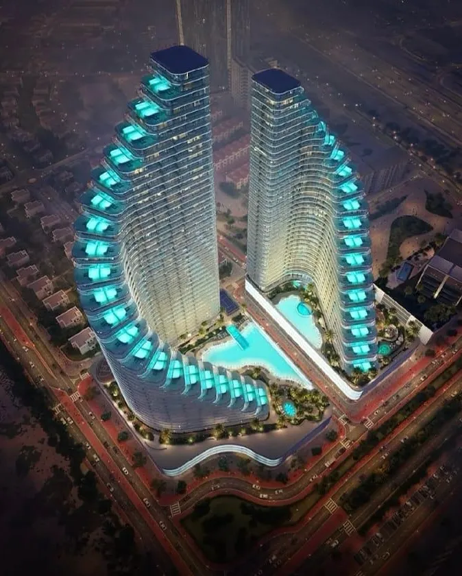 Binghatti Flare Dubai: Twin Towers Shaping the Future of Jumeirah Village Triangle 12 Binghatti Flare Dubai Twin Towers-Jumeirah Village Triangle (JVT)
