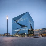 A Sculptural, Sustainable Cube Rises as Berlin’s Smartest Building
