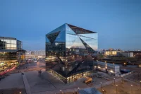 A Sculptural, Sustainable Cube Rises as Berlin’s Smartest Building