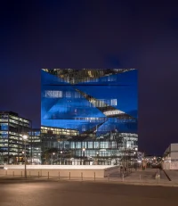 A Sculptural, Sustainable Cube Rises as Berlin’s Smartest Building