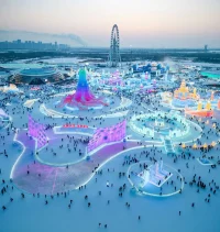 Harbin Ice City, the World’s Largest Frozen Wonderland That Melts in Two Months