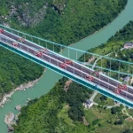 Huajiang Grand Canyon Bridge in China Set to Open as the World’s Tallest