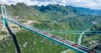 Huajiang Grand Canyon Bridge in China Set to Open as the World’s Tallest
