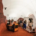Mars Dune Alpha, a 3D-printed habitat built at NASA’s Johnson Space Center, Bjarke Ingels Group (BIG)