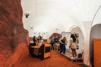 Mars Dune Alpha, a 3D-printed habitat built at NASA’s Johnson Space Center, Bjarke Ingels Group (BIG)
