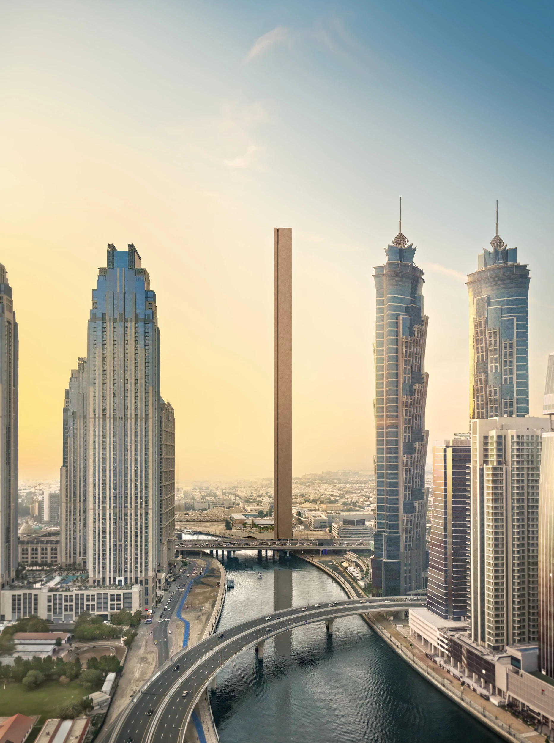 Dubai's Thinnest Luxury Tower: Muraba Veil by RCR Arquitectes