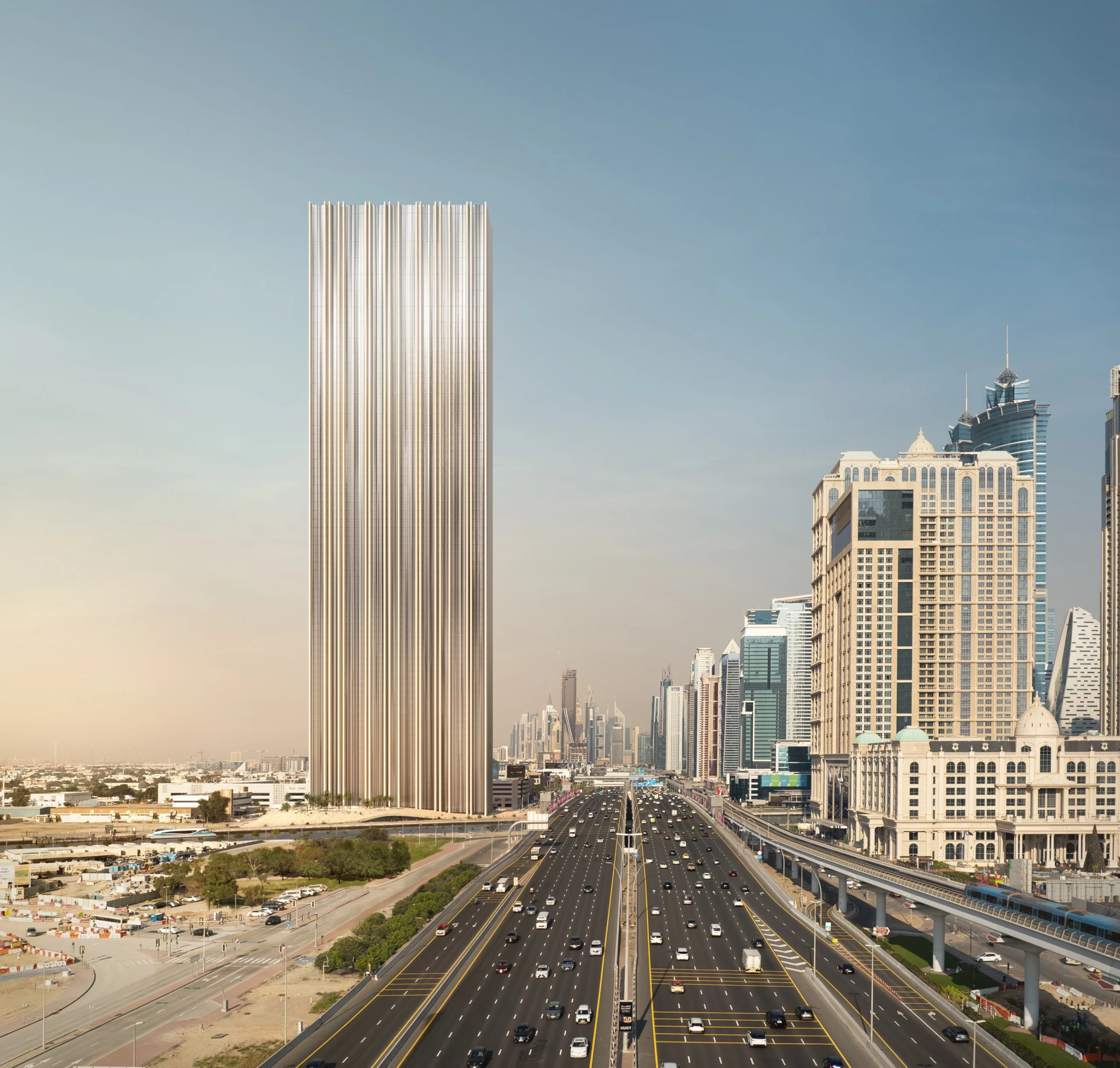 Dubai’s Thinnest Luxury Tower: Muraba Veil by RCR Arquitectes 7 Dubai's Thinnest Tower