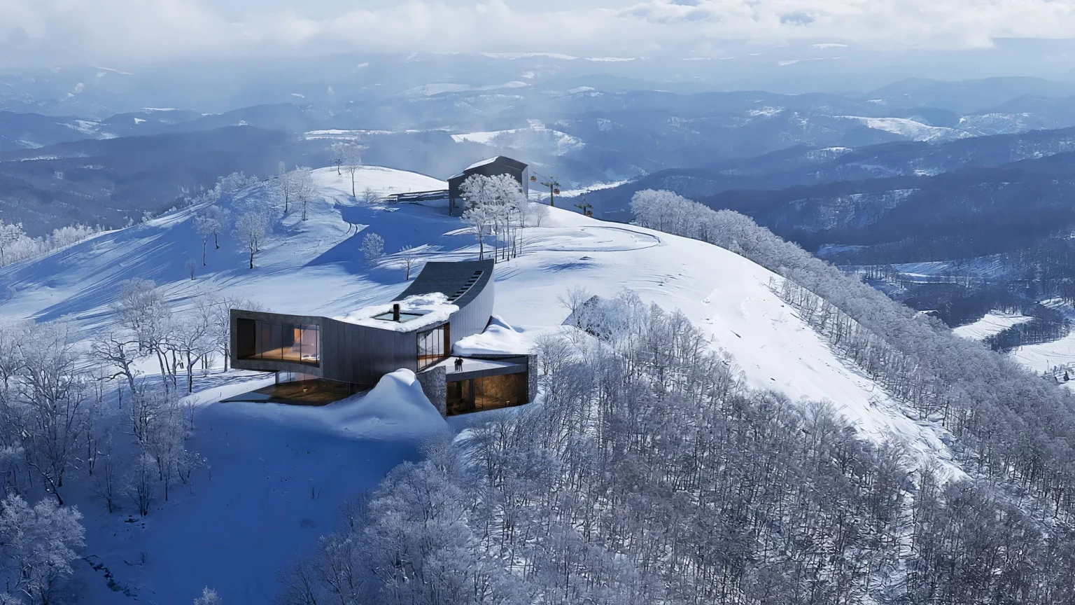 NOT A HOTEL RUSUTSU, Japan by Snøhetta