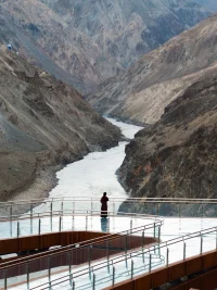 Archermit, Nujiang River, Cantilevered Glass Walkway in Tibet