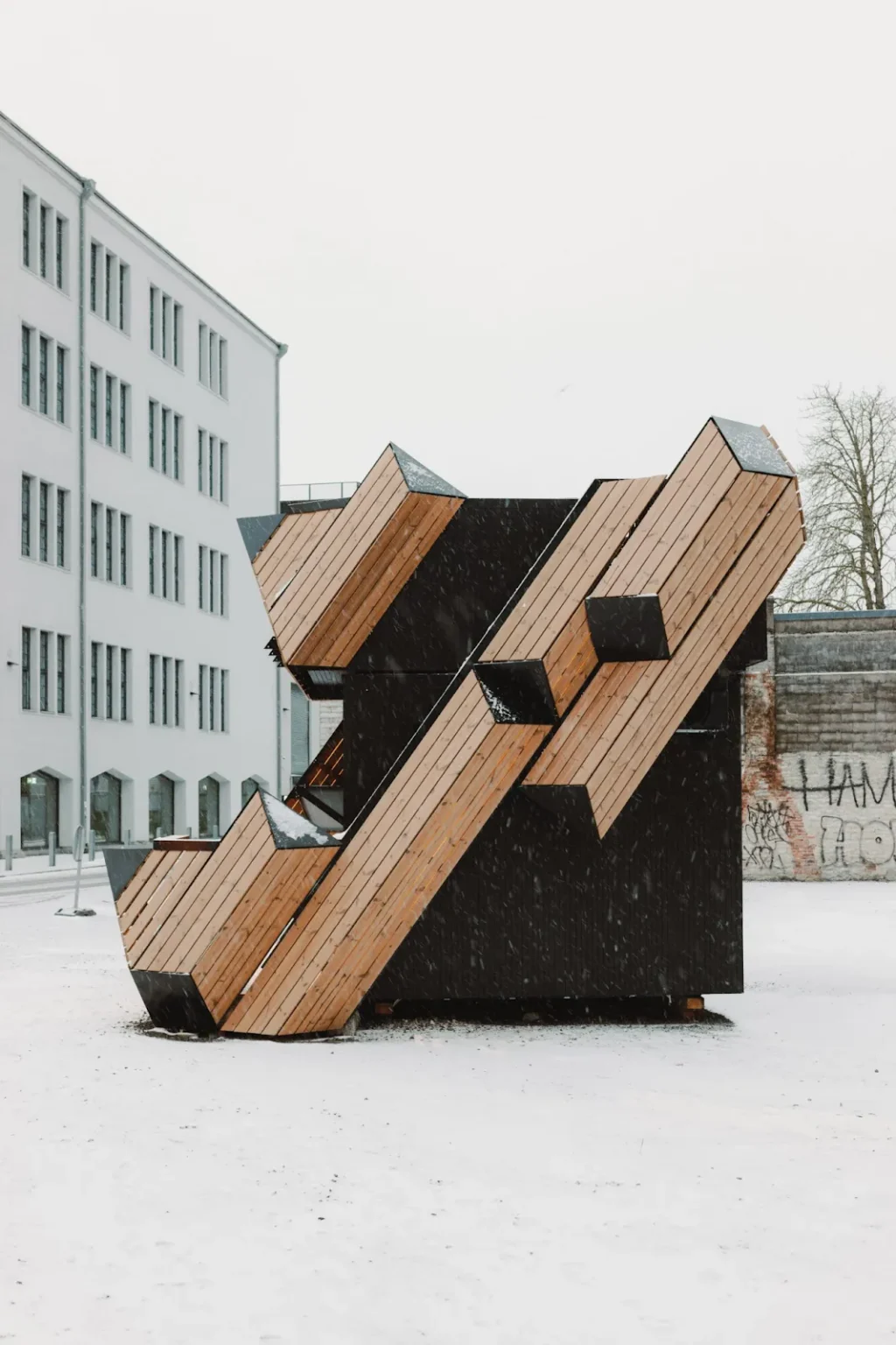 PAKK Pavilion in Tallinn: Timber Architecture Collaboration with Myceen and EKA PAKK