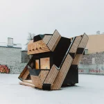 PAKK Pavilion in Tallinn: Timber Architecture Collaboration with Myceen and EKA PAKK