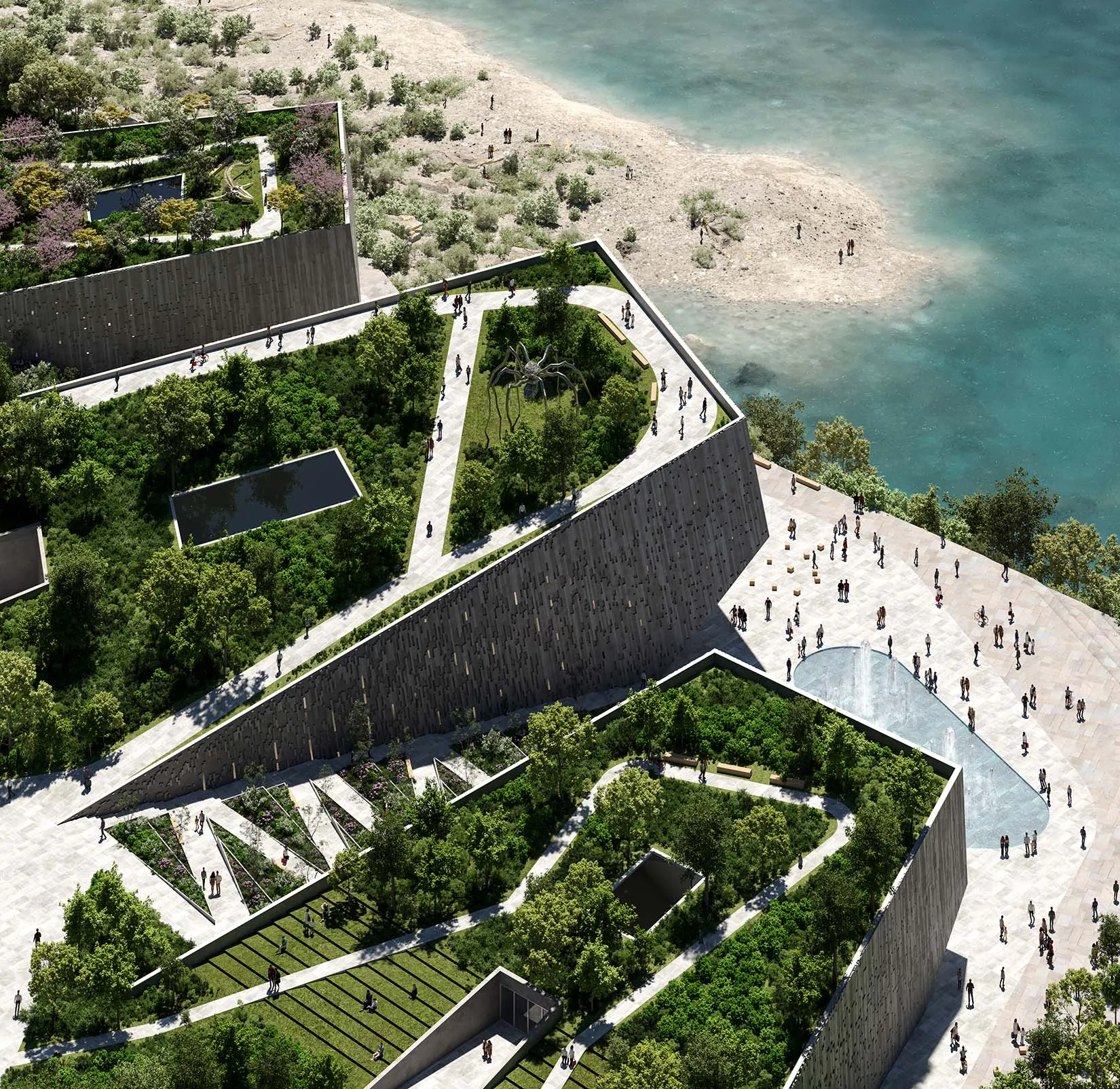 Riverfront Museum District in Podgorica