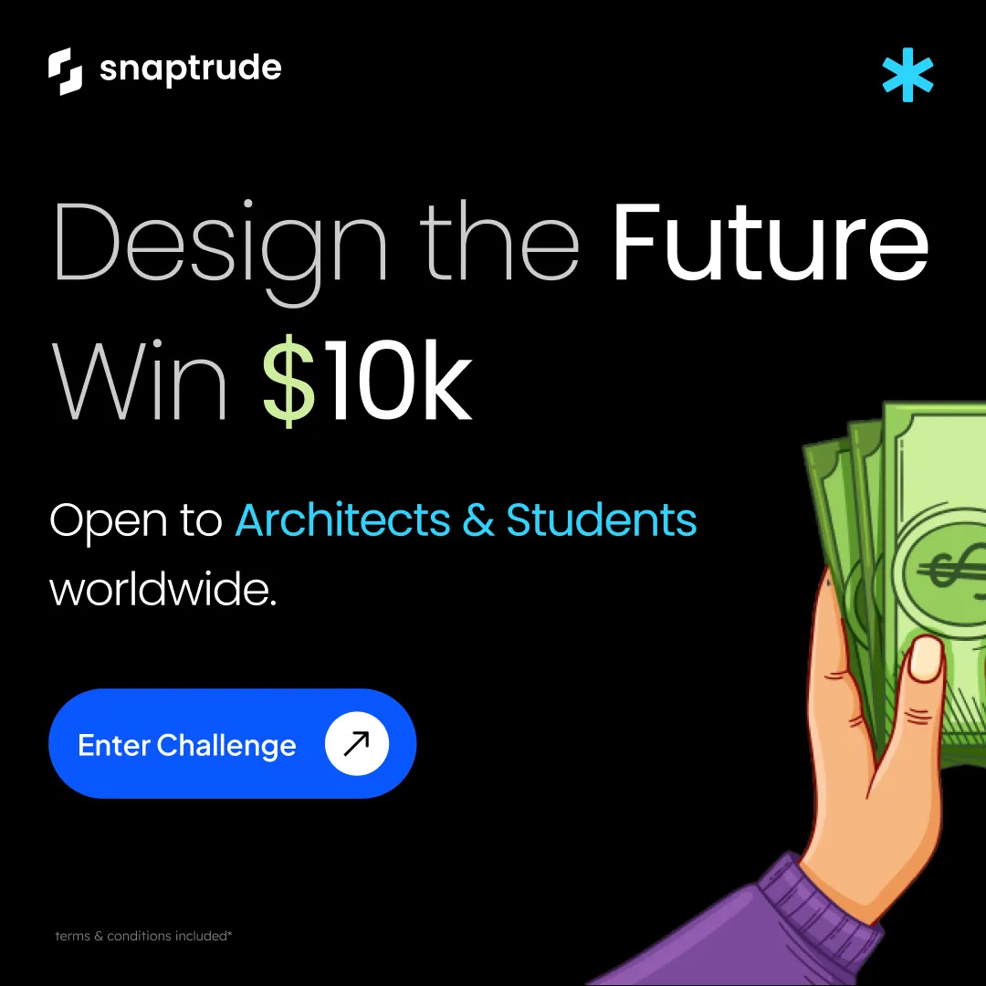 Snaptrude Global Design Challenge 2025 – Win $10K in Cash Prizes + Pro Licenses 5 Snaptrude Global Design Challenge 2025 – Win $10K in Cash Prizes + Pro Licenses