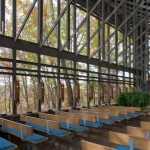 Thorncrown Chapel by E. Fay Jones in the Ozark Mountains