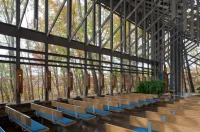 Thorncrown Chapel by E. Fay Jones in the Ozark Mountains