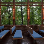 Thorncrown Chapel by E. Fay Jones in the Ozark Mountains