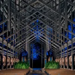 Thorncrown Chapel by E. Fay Jones in the Ozark Mountains