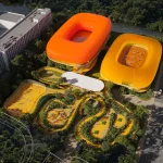 Sijing Town Sports Center Lantern-Like Pavilions in ETFE Membrane