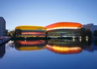 Sijing Town Sports Center Lantern-Like Pavilions in ETFE Membrane