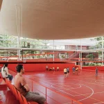 Sijing Town Sports Center Lantern-Like Pavilions in ETFE Membrane