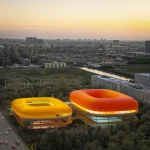 Sijing Town Sports Center Lantern-Like Pavilions in ETFE Membrane