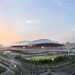 Xi’an International Football Center, designed by Zaha Hadid Architects (ZHA)