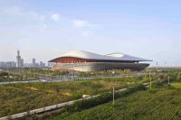 Xi’an International Football Center, designed by Zaha Hadid Architects (ZHA), China
