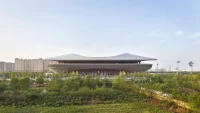 Xi’an International Football Center, designed by Zaha Hadid Architects (ZHA), China