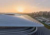Xi’an International Football Center, designed by Zaha Hadid Architects (ZHA), China