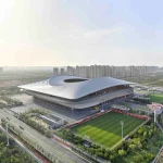Xi’an International Football Center, designed by Zaha Hadid Architects (ZHA), China
