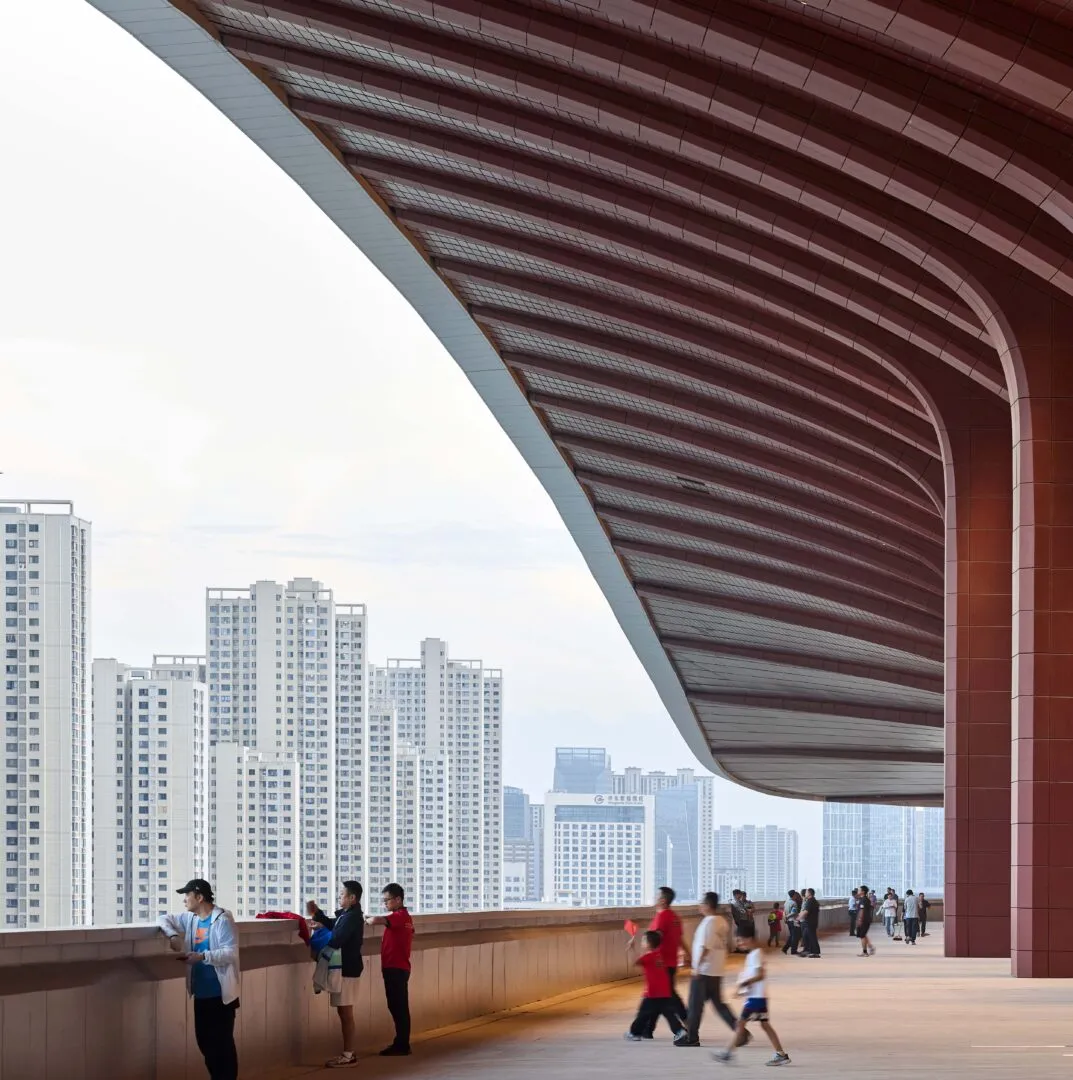 Xi’an International Football Center, designed by Zaha Hadid Architects (ZHA), China